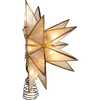 10-Light 15-Point Star Capiz Treetop - Other Accents - 3