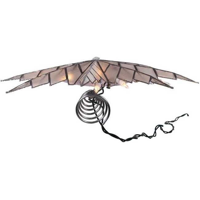 10-Light 15-Inch 8-Point Capiz Silver Star Tree Topper - Other Accents - 7