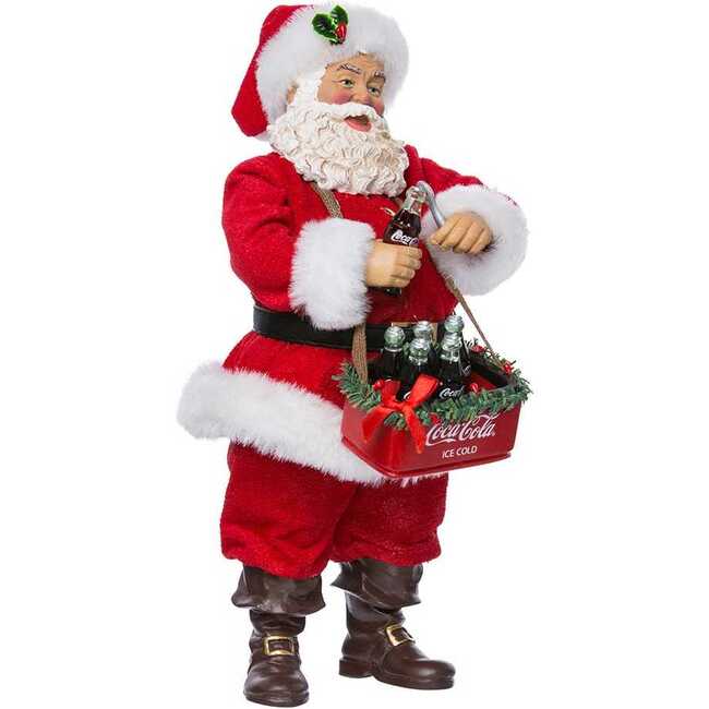 10-Inch Santa Opening Coke Tablepiece - Other Accents - 2
