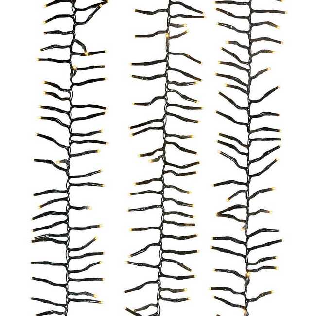 2000-Light 65-Foot Cluster Garland with Warm White LED Lights