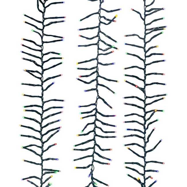 2000-Light 65-Foot Cluster Garland with Multi-Color LED Lights