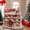 10-Inch Pre-Lit Gingerbread House With Santa - Other Accents - 3