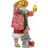 10-Inch Fabriché' Beach Santa Set of 2 Pieces - Other Accents - 2