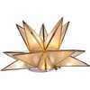 10-Light 15-Point Star Capiz Treetop - Other Accents - 6