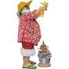 10-Inch Fabriché' Beach Santa Set of 2 Pieces - Other Accents - 3