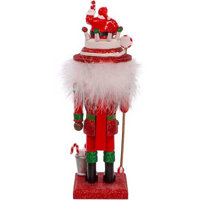 10-Inch Hollywood Black Nutcracker with Santa Hat - Nutcrackers - 3