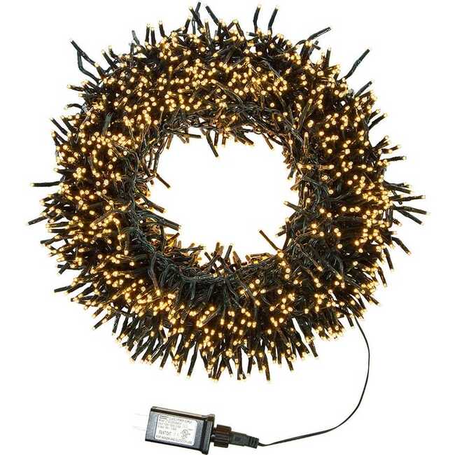 2000-Light 65-Foot Cluster Garland with Classic White LED  Lights - Other Accents - 2