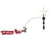 19.7-Inch LED Star Tree Topper with Rotating Santa - Other Accents - 1 - thumbnail