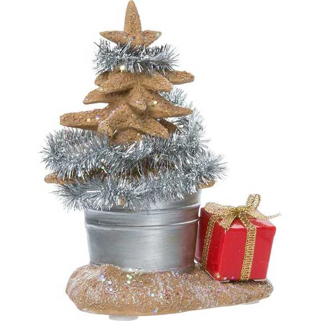10-Inch Fabriché' Beach Santa Set of 2 Pieces - Other Accents - 6