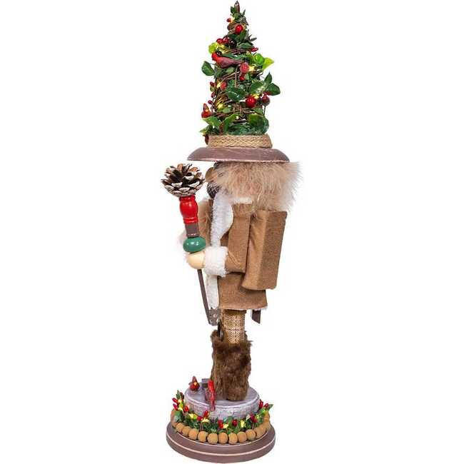 19-Inch Hollywood Nutcrackers Battery Operated LED Birch Berries Nutcracker - Nutcrackers - 4