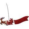 19.7-Inch LED Star Tree Topper with Rotating Santa - Other Accents - 3