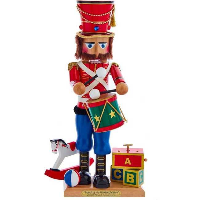 18-Inch Musical Toy Soldier Nutcracker