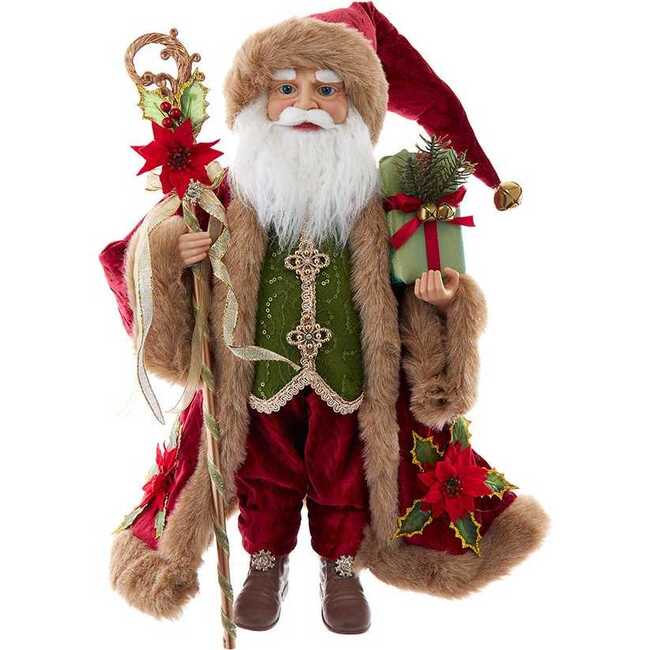 18-Inch Kringles Elegant Red Santa