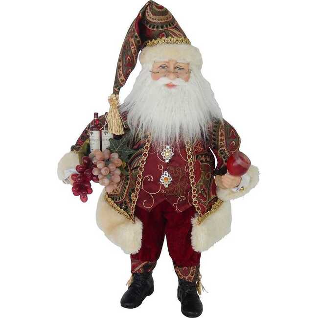 18-Inch Kringle Klaus Wine Santa