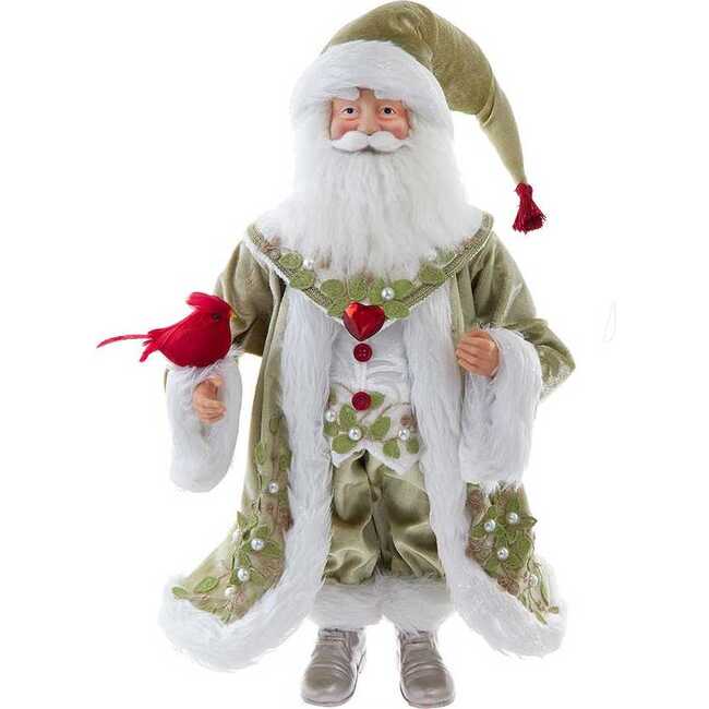 18-Inch Kringles Mistletoe Kisses Santa table piece
