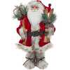 18-Inch KSA Kringles Rustic Santa with Skis - Other Accents - 1 - thumbnail