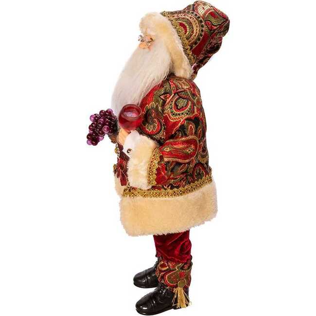 18-Inch Kringle Klaus Wine Santa - Other Accents - 3