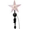 19.7-Inch LED Star Tree Topper with Rotating Santa - Other Accents - 5