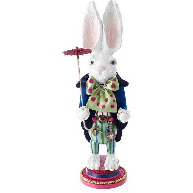 18-Inch Hollywood White Rabbit Nutcracker