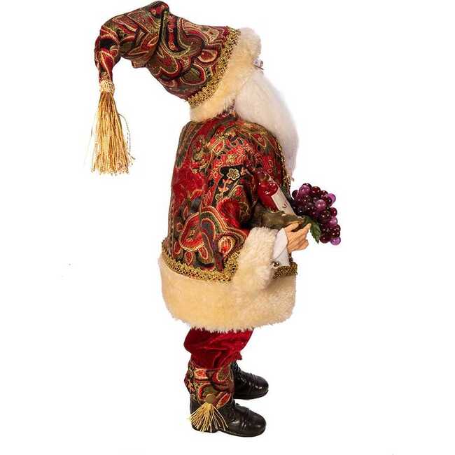 18-Inch Kringle Klaus Wine Santa - Other Accents - 4