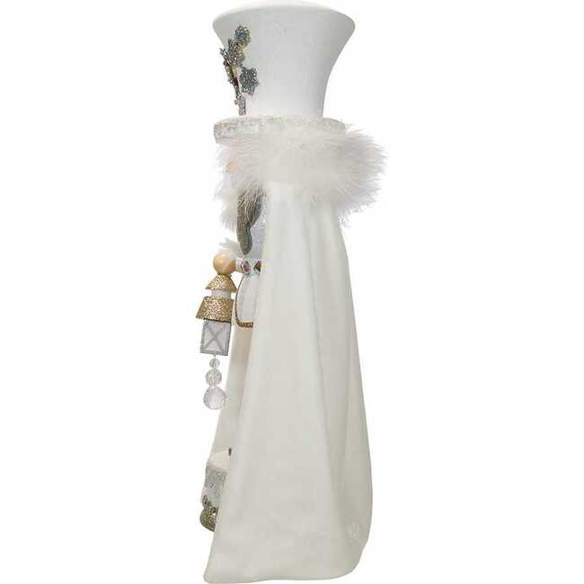 18-Inch Hollywood White Snowflake Soldier Battery-Operated LED Nutcracker - Nutcrackers - 3