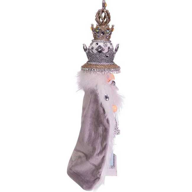 18-Inch Hollywood White Fur King Nutcracker - Nutcrackers - 3