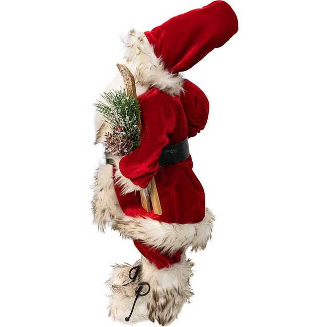 18-Inch KSA Kringles Rustic Santa with Skis - Other Accents - 4