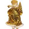 18-Inch KSA Kringle Standing Gold Santa with Tree - Other Accents - 3