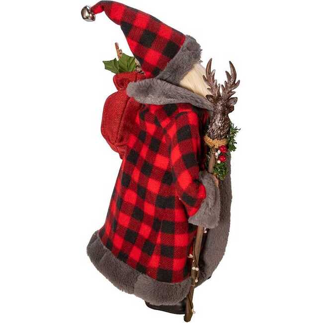 18-Inch Kringle Klaus Red and Gray Santa - Other Accents - 3
