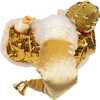 18-Inch KSA Kringle Standing Gold Santa with Tree - Other Accents - 5