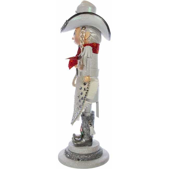 18-Inch Hollywood Rhinestone Cowgirl Nutcracker - Nutcrackers - 3