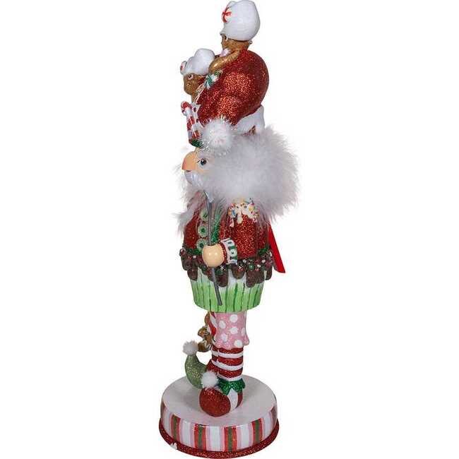 18-Inch Hollywood Nutcrackers Gingerbread Soldier with Cupcake Body Nutcracker - Nutcrackers - 4
