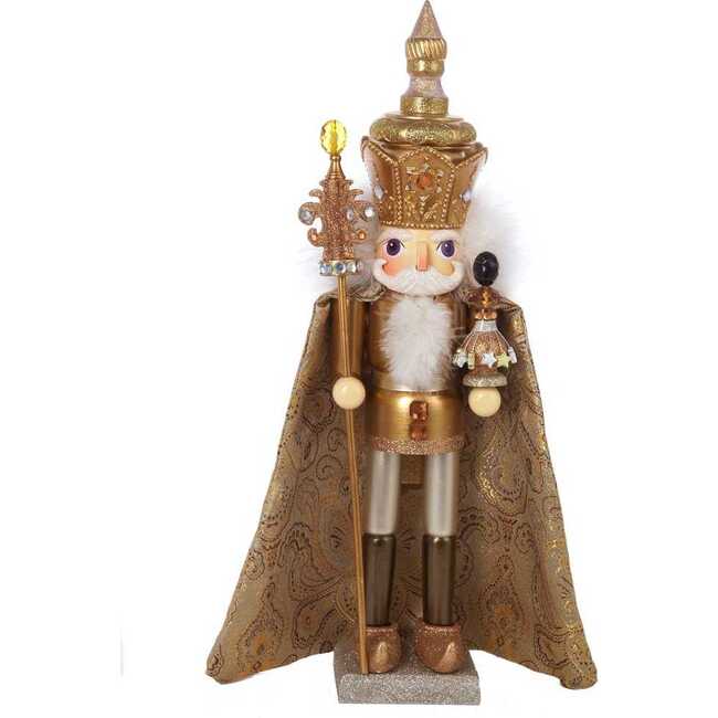 18-Inch Hollywood Gold King Nutcracker