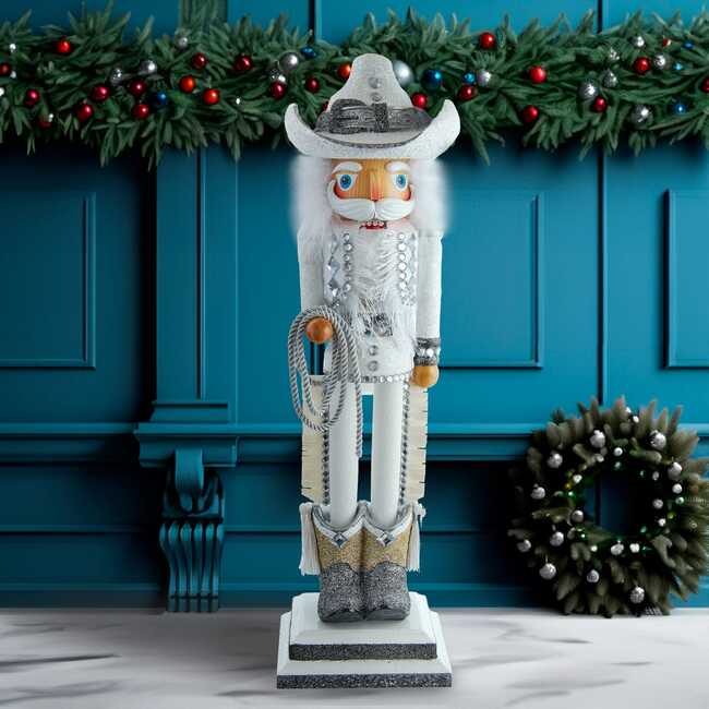 19-Inch Hollywood Rhinestone Cowboy Nutcracker - Nutcrackers - 7