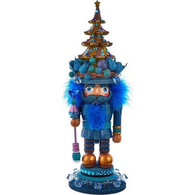 18-Inch Hollywood Blue with Tree Nutcracker