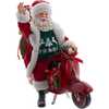 10-Inch Fabriché Santa on Scooter - Other Accents - 1 - thumbnail