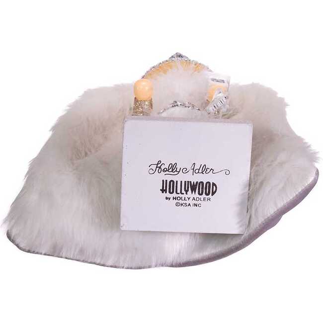 18-Inch Hollywood White Fur King Nutcracker - Nutcrackers - 7