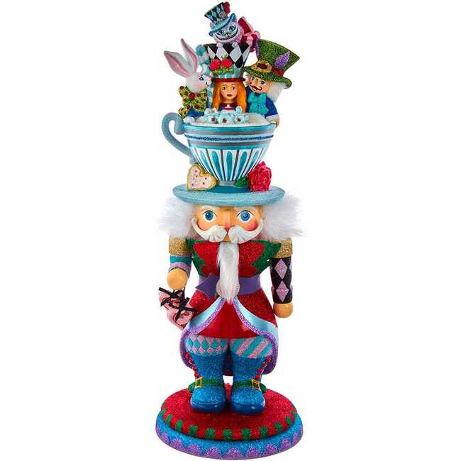 18-Inch Hollywood Alice Teacup Hat Nutcracker