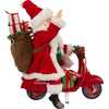 10-Inch Fabriché Santa on Scooter - Other Accents - 2