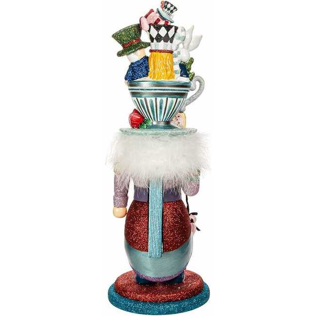 18-Inch Hollywood Alice Teacup Hat Nutcracker - Nutcrackers - 2