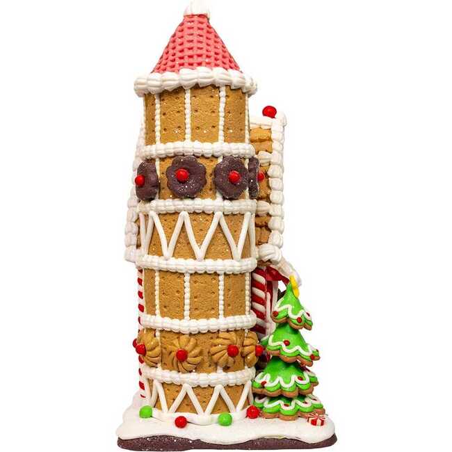 12-Inch Battery Operated LED Gingerbread Barn - Other Accents - 2