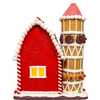 12-Inch Battery Operated LED Gingerbread Barn - Other Accents - 3