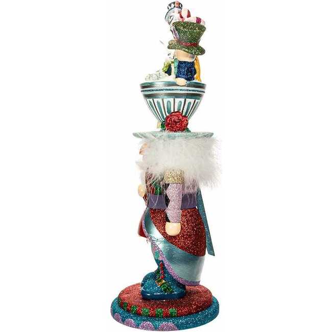 18-Inch Hollywood Alice Teacup Hat Nutcracker - Nutcrackers - 3