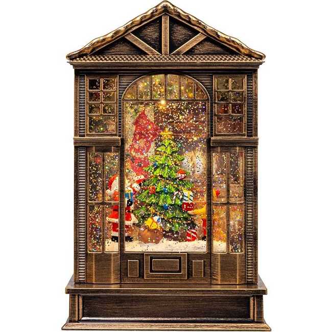 10-Inch Battery-Operated LED Lighted Tree Water Lantern