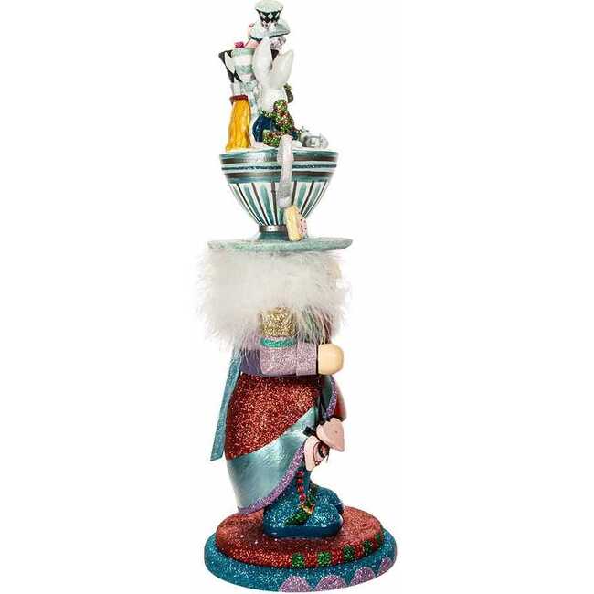 18-Inch Hollywood Alice Teacup Hat Nutcracker - Nutcrackers - 4