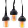 100-Light 10-Piece Lantern with Flicker Flame Light Set - Other Accents - 1 - thumbnail