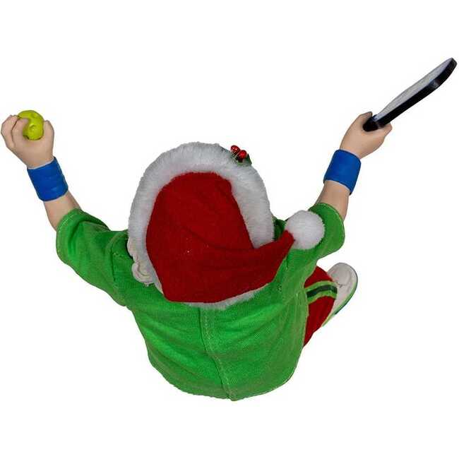 10-Inch Fabriché Santa Playing Pickleball - Other Accents - 5