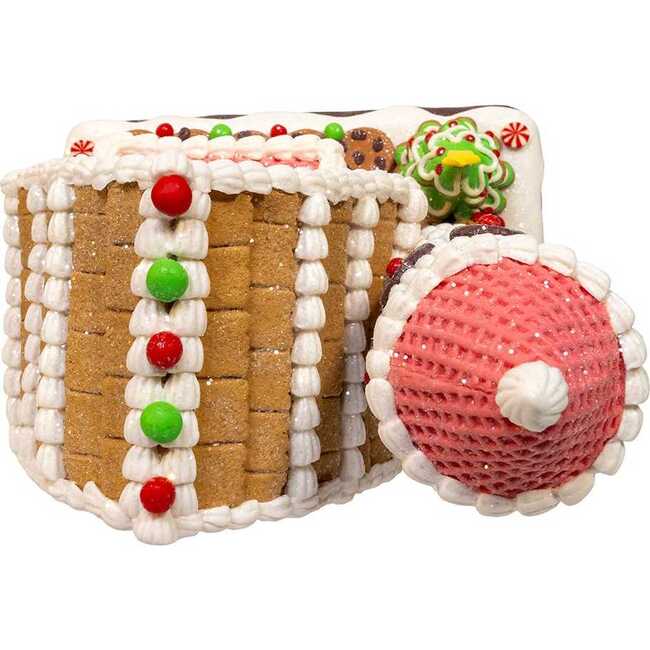 12-Inch Battery Operated LED Gingerbread Barn - Other Accents - 5