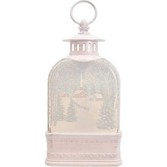 10-Inch Battery Operated Warm White LED Lighted Cardinal Lantern - Other Accents - 3