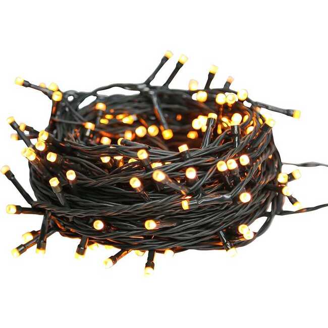 1000-Light Pure White/Warm White Temperature Changing LED Cluster Garland.